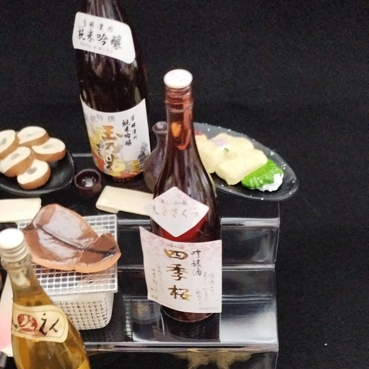 フィギュア版　沖縄物産展12点　日本酒食玩５点