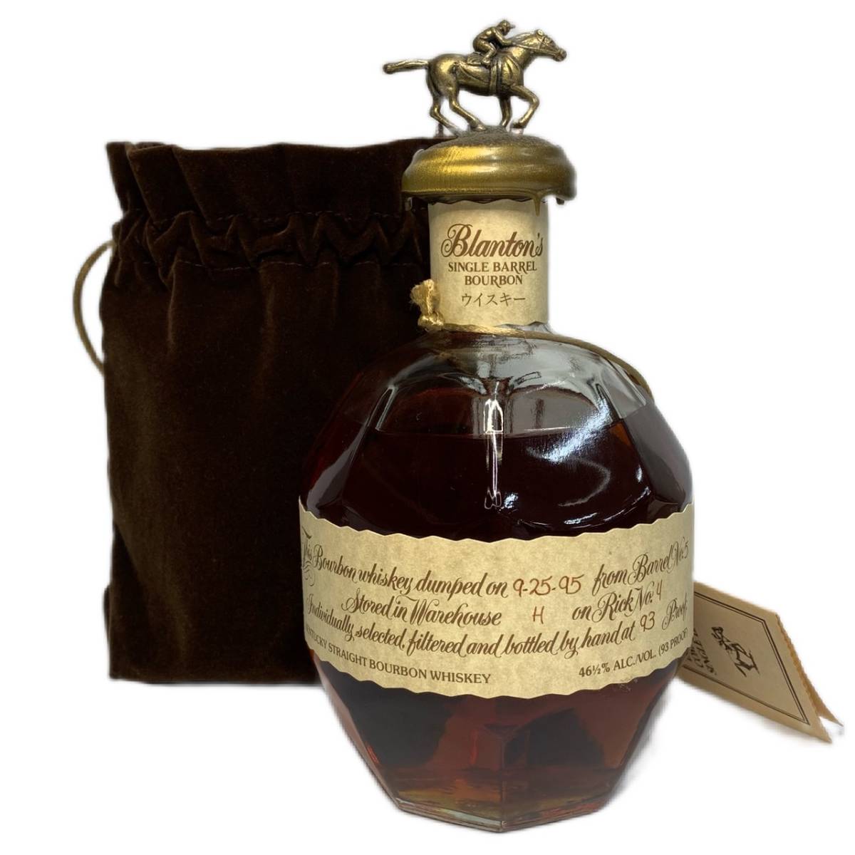 未開栓】 Blantons ブラントン シングルバレル バーボン ウイスキー
