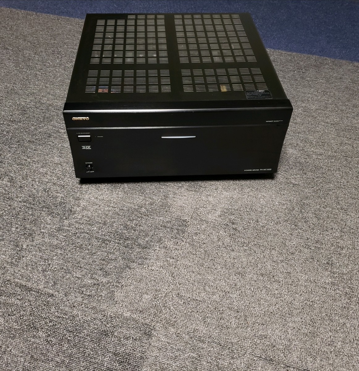 極良品☆パワーアンプ onkyo PA-MC5500 大容量トロイダルトランス搭載
