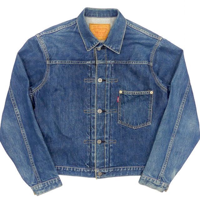 即決★日本製 Levi's 71506XX★メンズL ファースト 大戦モデル Gジャン 1st リーバイス 40 復刻 506XX ジージャン 赤耳_画像2