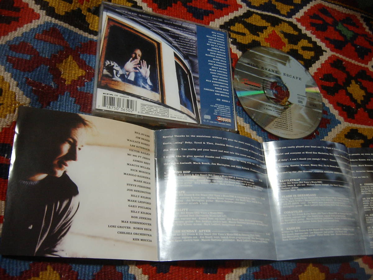 90's ビル・エヴァンス (ss,ts) Bill Evans (CD) / ESCAPE Escapade Music ESC 03650-2 1996年 _画像5
