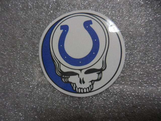 NFL Indy дыра Police korutsu Skull стикер водонепроницаемый наклейка 