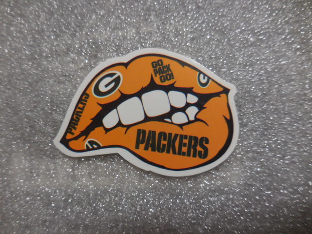 NFL green Bay paker z. sticker waterproof seal 