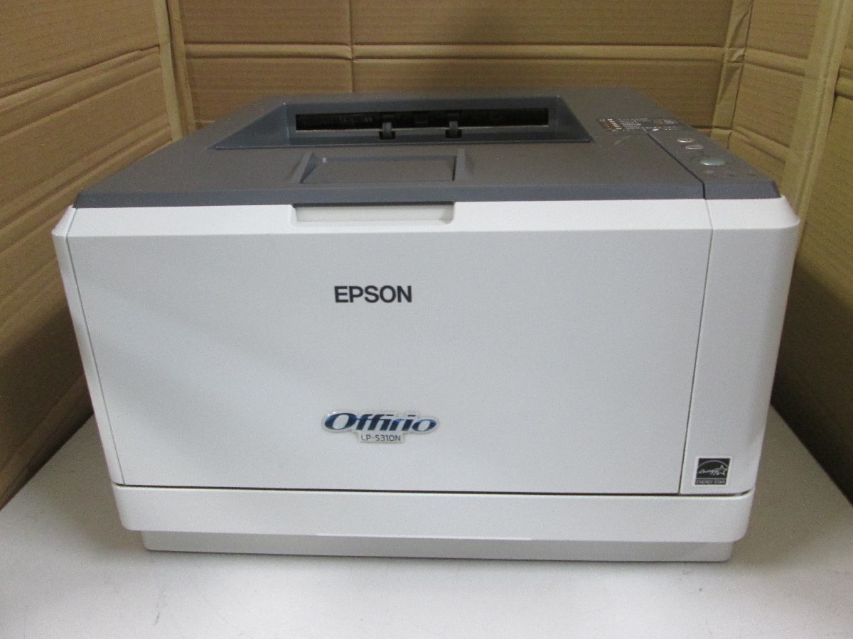 ◎中古レーザープリンタ　エプソン【EPSON LP-S310N】トナー/メンテナンスユニットなし◎2301171_画像1