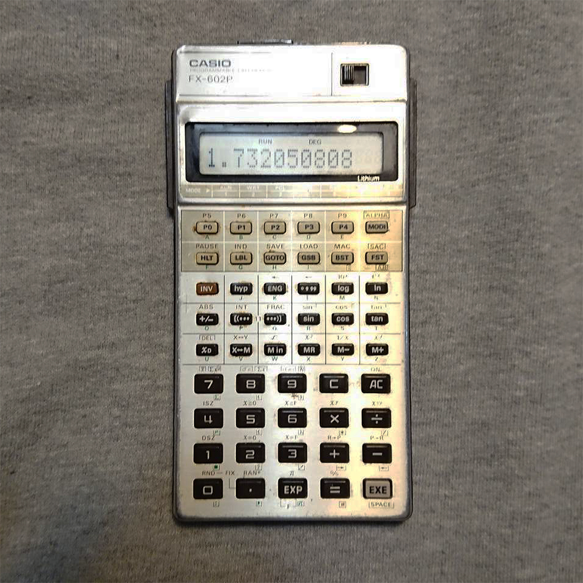CASIO FX-602P program calculator 