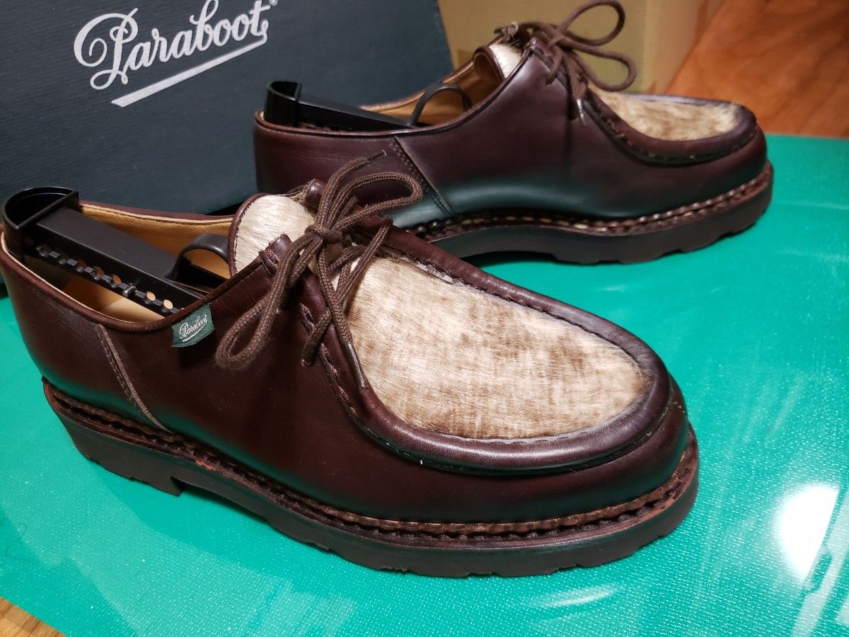 極美品】パラブーツ Michael ミカエル ポニー ブラウン 41