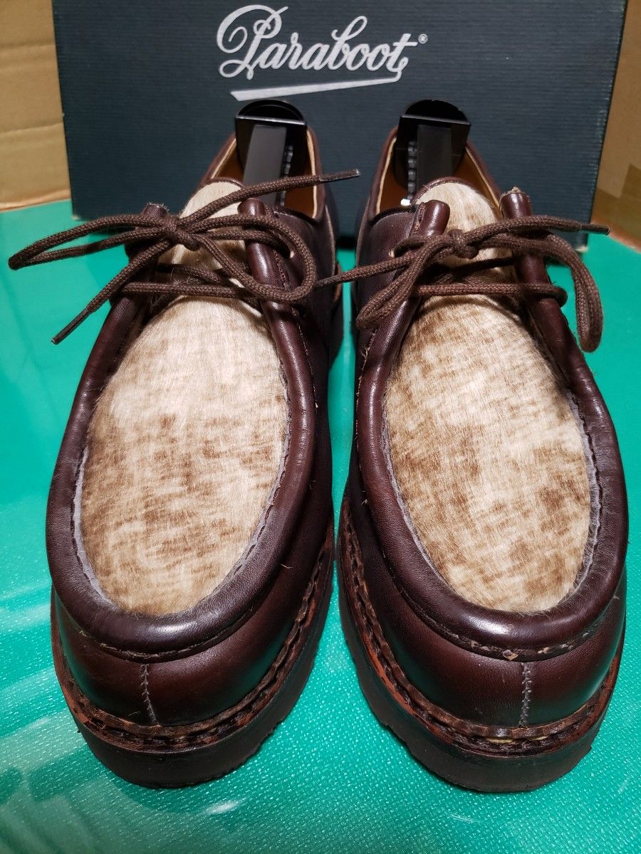 極美品】パラブーツ Michael ミカエル ポニー ブラウン 41
