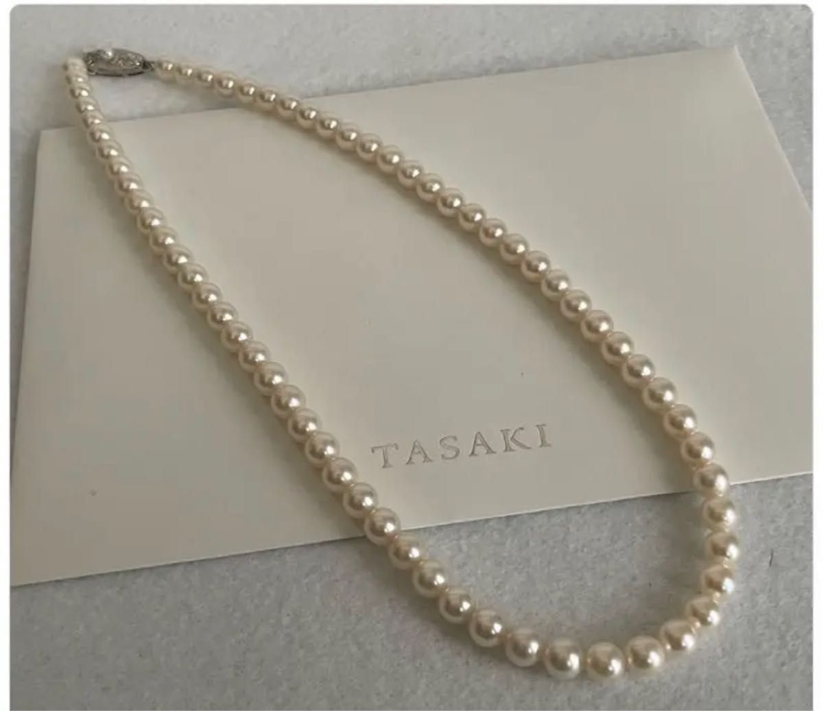 TASAKI タサキ　ネックレス　パール　真珠6.5㎜　田崎真珠