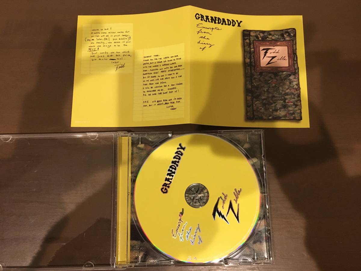 CD/GRANDADDY　Excespts from the diary of　Todd Zilla/【J24】 /中古_画像4