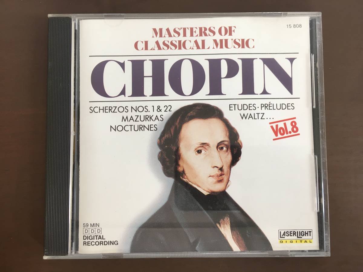 CD/MASTERS OF CLASSICAL MUSIC VOL.8　FREDERIC CHOPIN/【J1】 /中古_画像1