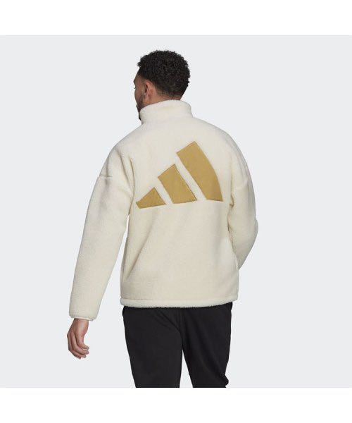 新品 adidas フリースジャケット アディダス フリース ボアジャケット