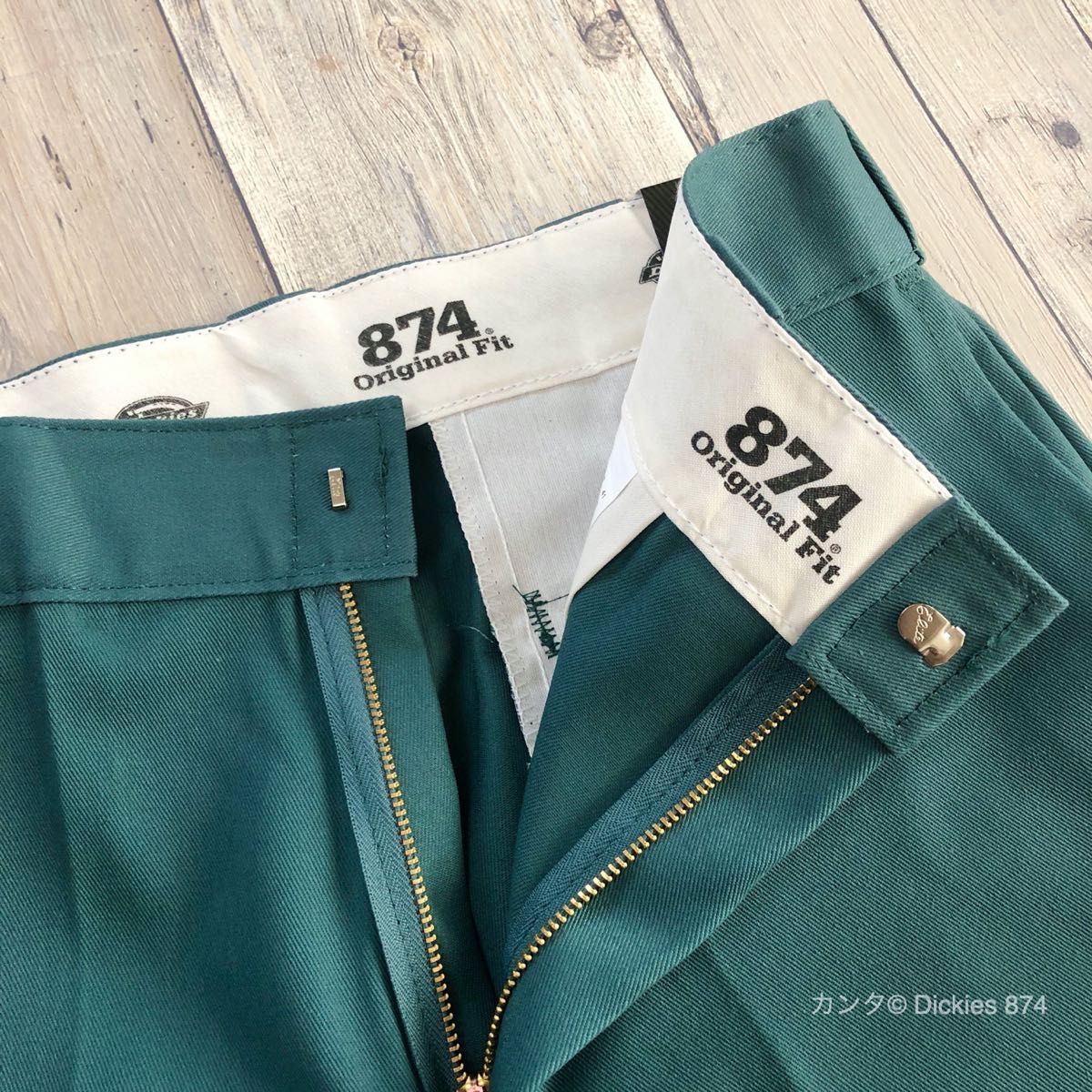 新品】30×32 リンカーングリーン ディッキーズ 874 ワークパンツ