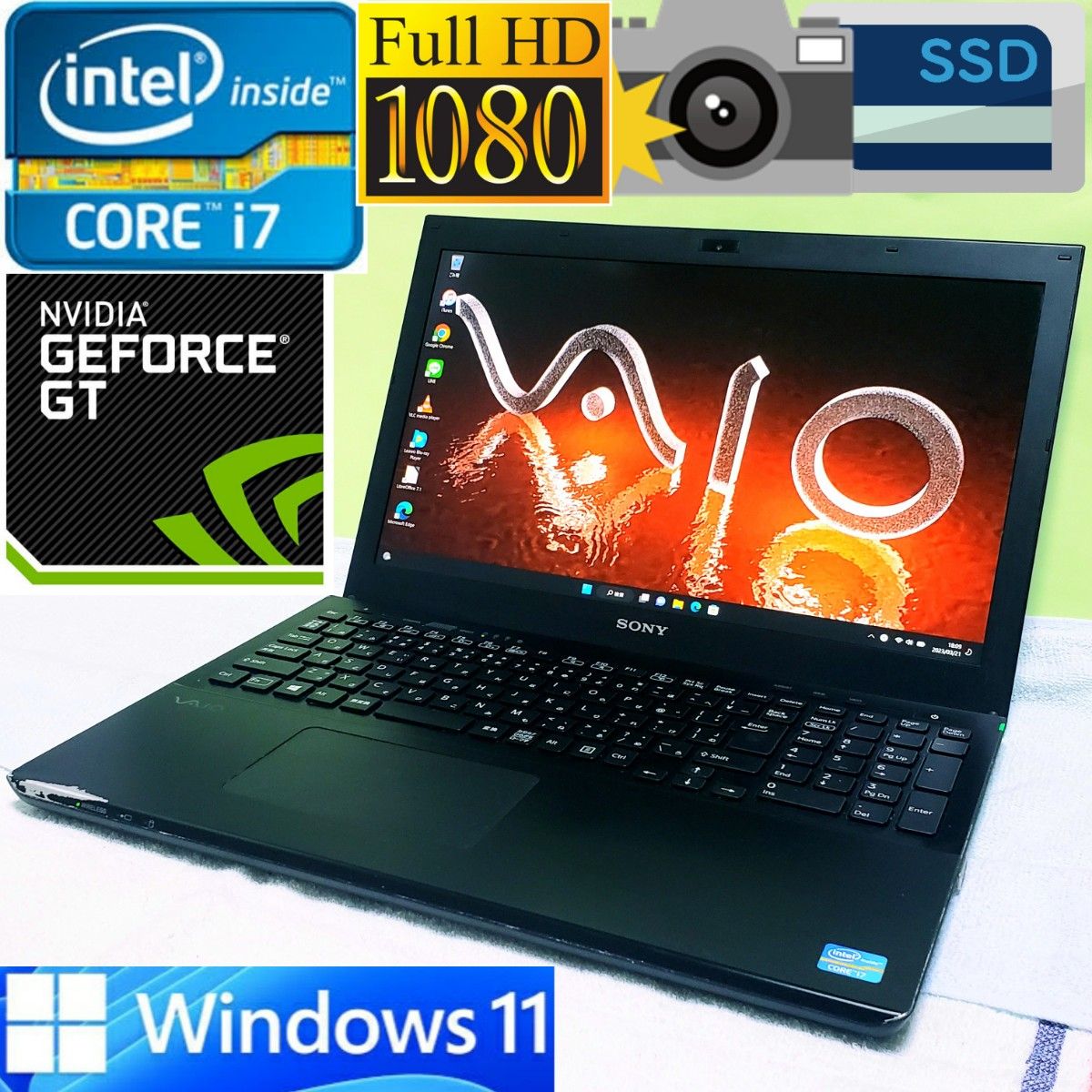 ☆爆速!! i7&SSD☆高画質GeForce☆大容量☆最強ゲーミングノート☆-