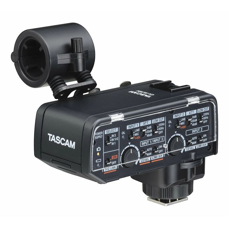☆TASCAM タスカム CA-XLR2d-F ミラーレスカメラ対応 XLRマイク 