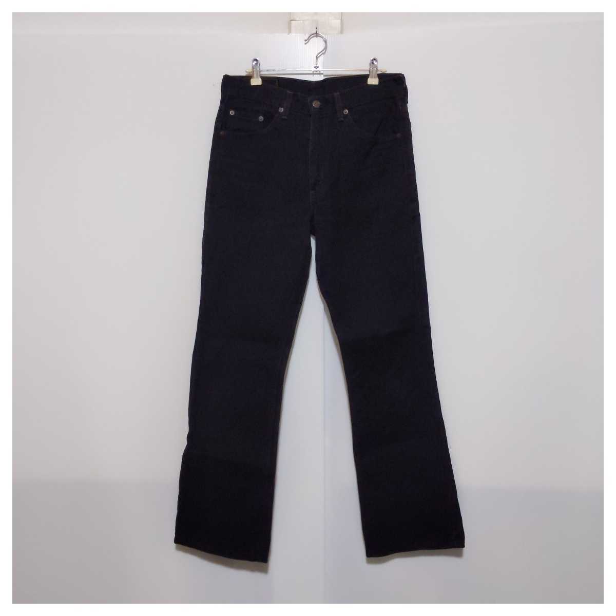 超安い】 ☆ 美品 黒 ブーツカット ジーンズ W31□Levi's ブラック