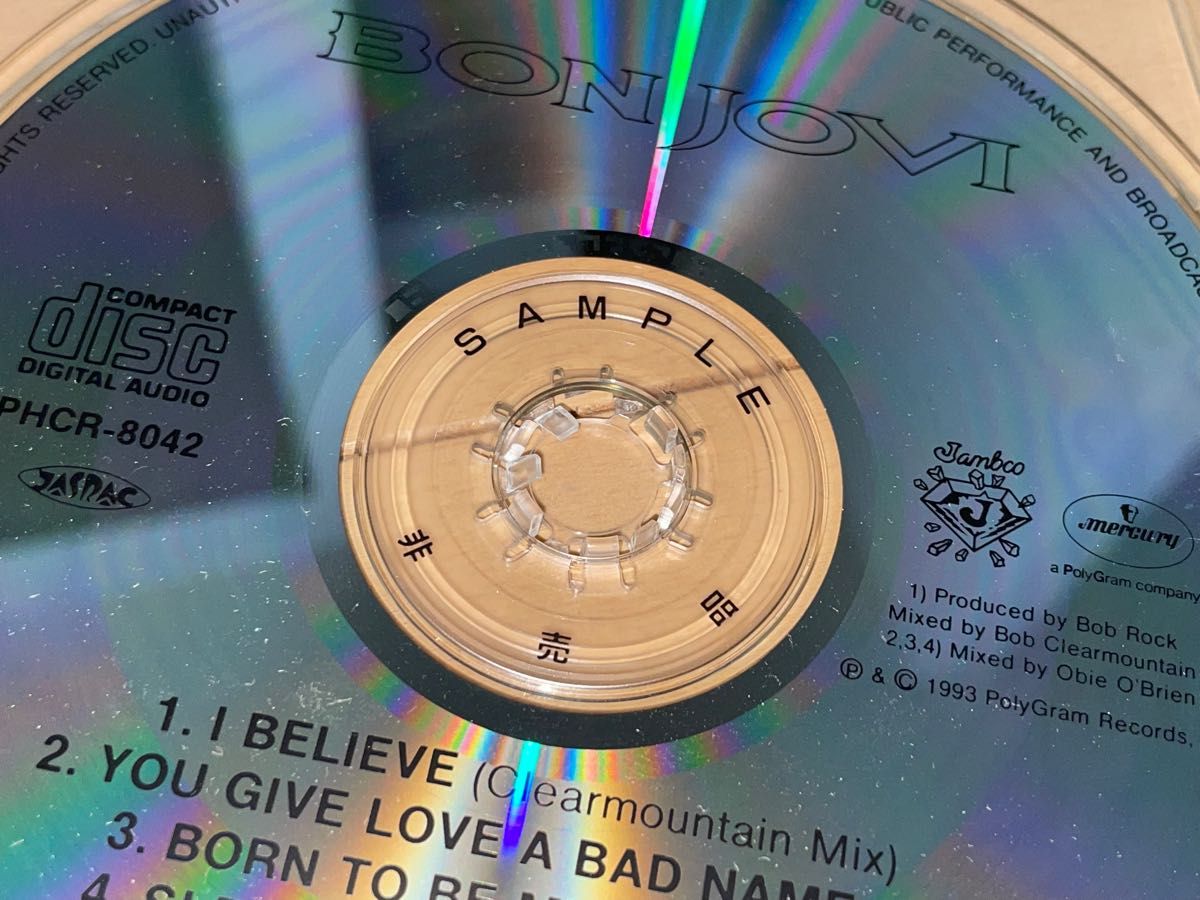 【匿名発送】BON JOVI ボン・ジョヴィ/I BELIEVE サンプルCD