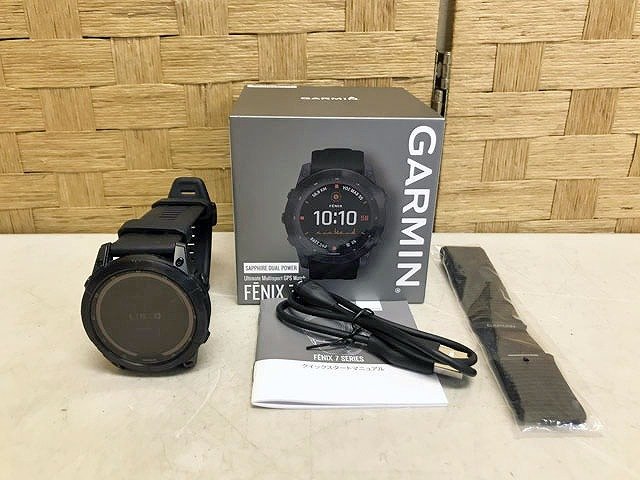 STE69345八☆美品☆ GARMIN ガーミンスマートウォッチfenix 7X