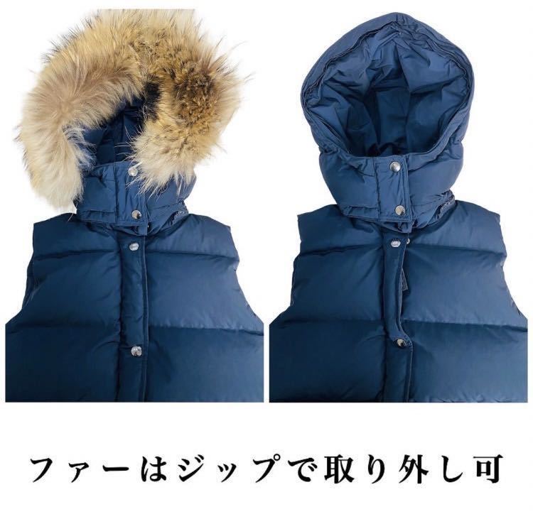 * new goods unused tag attaching Woolrich woolrich down vest navy regular price 74800 jpy * size S