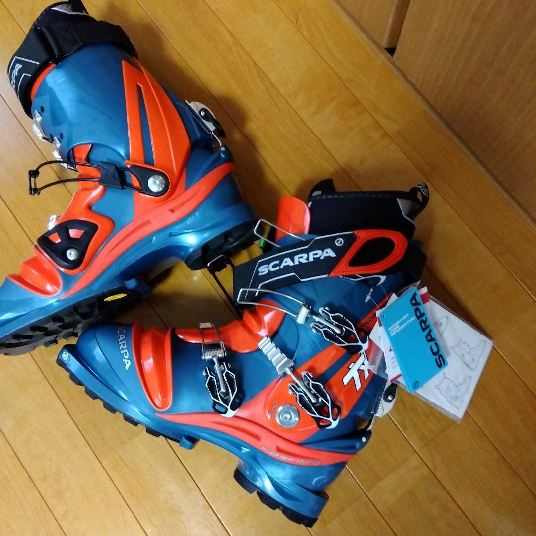 SCARPA TX PRO NTN TTS スカルパ テレマーク スキー ブーツ　LYONS BLUE RED ORANGE　29.0_画像8