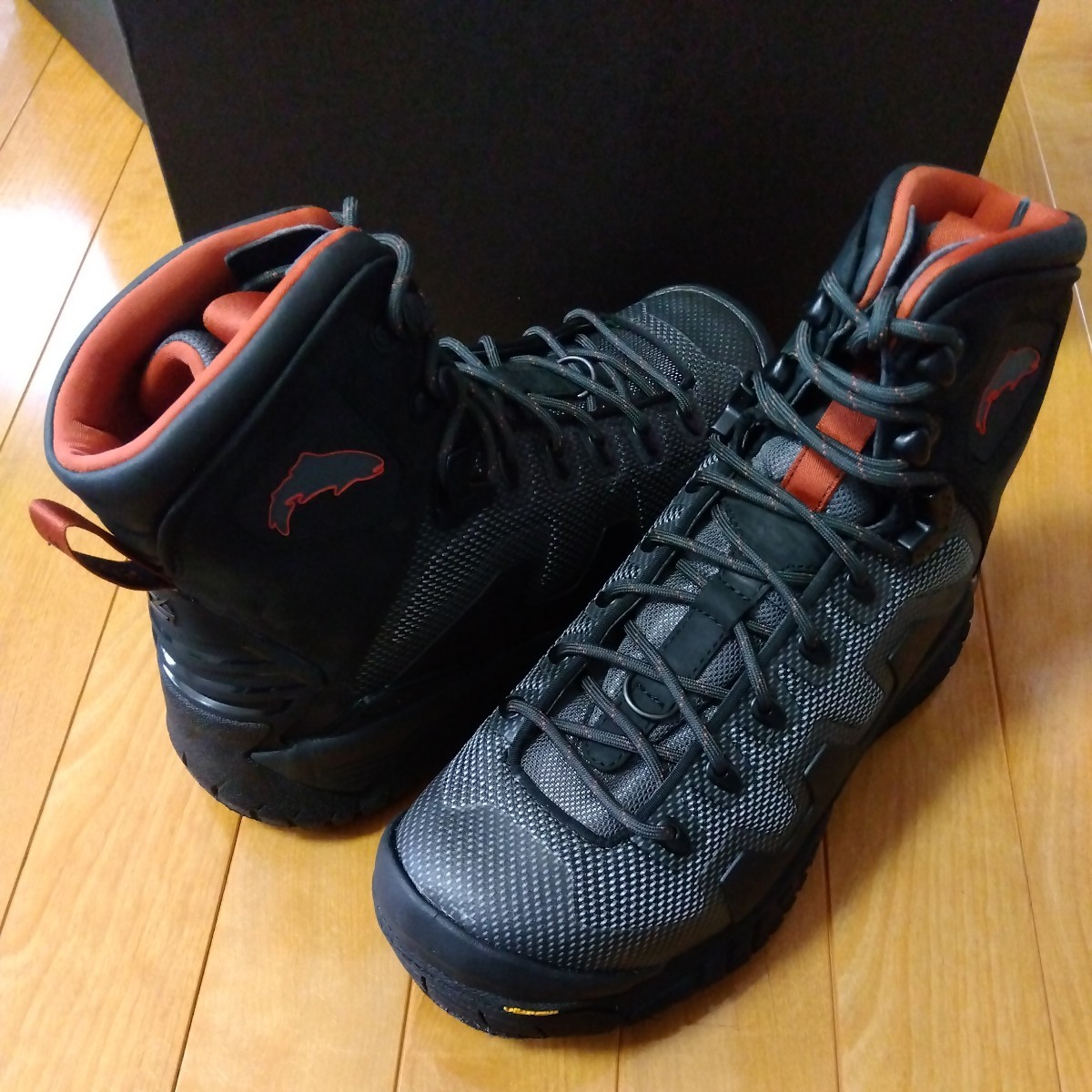 Simms G4 Pro Boots Felt　シムス　ジーフォー　プロ　フェルトソール　ブーツ　US8 Carbon_画像10