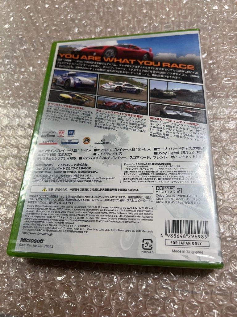 XBOX フォルツァモータースポーツ / Forza Motorsport 新品未開封 美品 焼けなし 送料無料_画像4