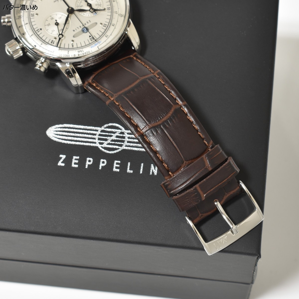 ツェッペリン ZEPPELIN メンズ 腕時計 クロノグラフ 革ベルト レザー 