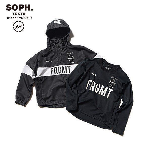 【美品】 FCRB FRAGMENT f.c real bristol エフシーレアルブリストル SOPH フラグメント TRAINING ANORAK アノラック ブルゾン ジャケット_画像1