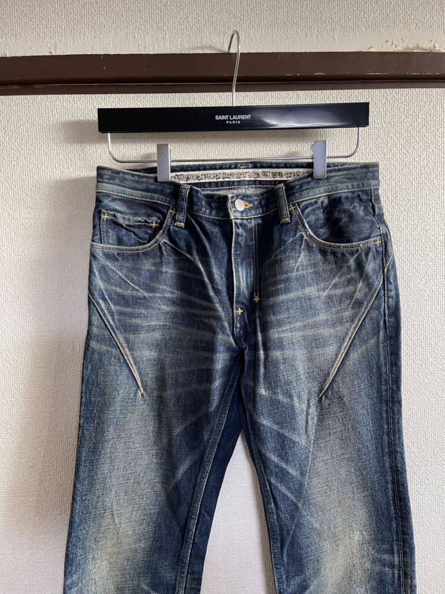 【即決】【レターパックプラス対応】 NUMBER NINE ナンバーナイン DENIM PANTS デニムパンツ ジーンズ INDIGO インディゴ 即決早い者勝ち_画像5