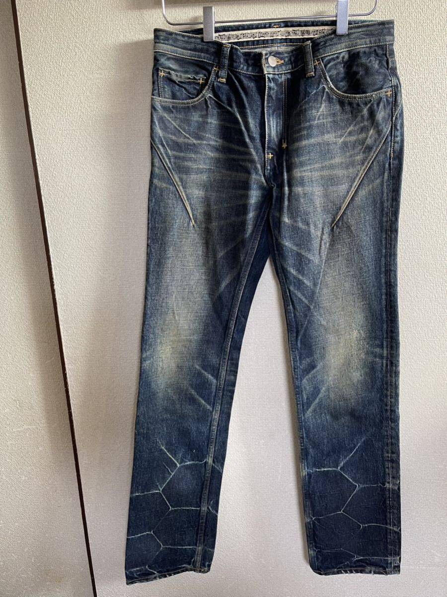 【即決】【レターパックプラス対応】 NUMBER NINE ナンバーナイン DENIM PANTS デニムパンツ ジーンズ INDIGO インディゴ 即決早い者勝ち_画像4