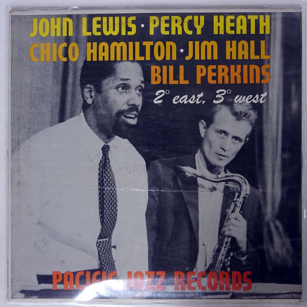 JOHN LEWIS/GRAND ENCOUNTER: 2 DEGREES EAST 3 DEGREES WEST/PACIFIC JAZZ PJ-44の画像1