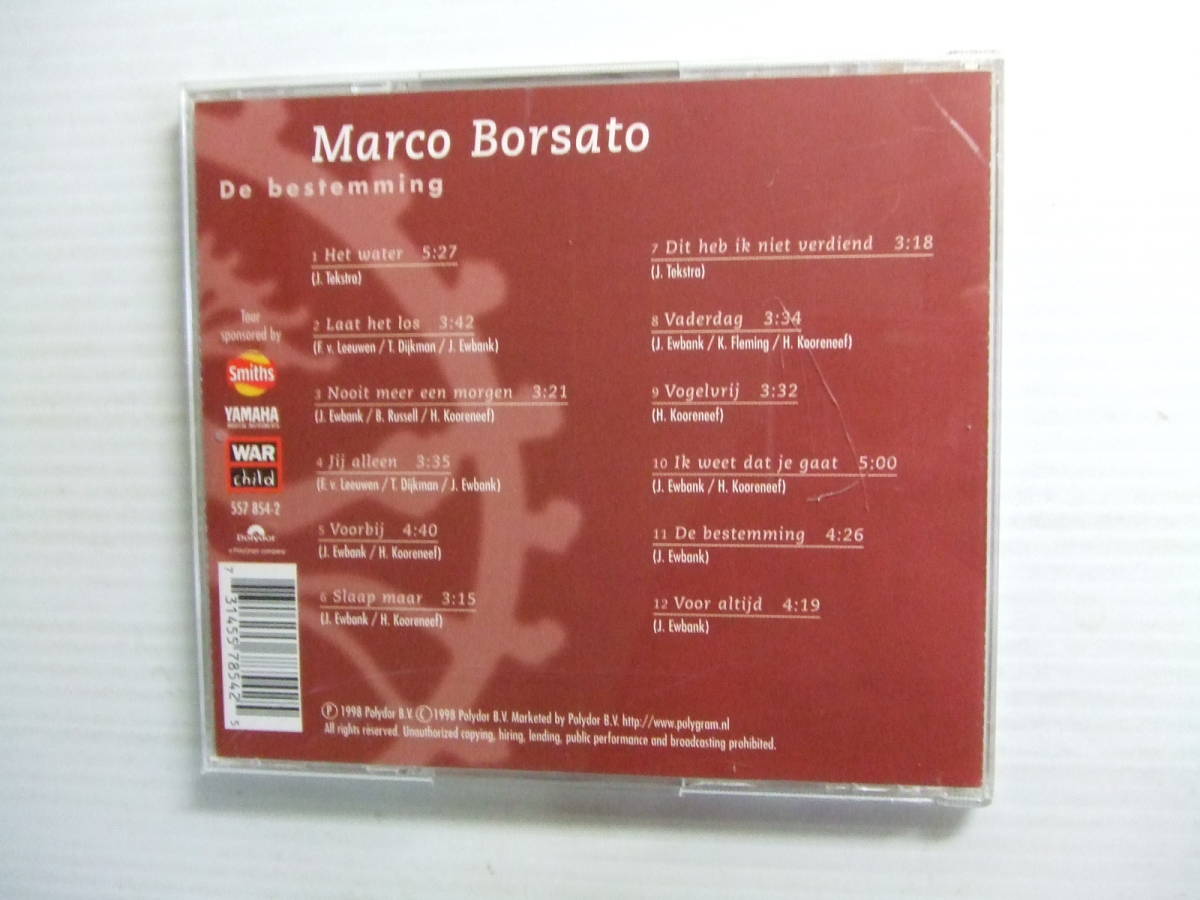 CD★マルコ・ボルサト/Marco Borsato/DE BESTEMMING　オランダ　　　輸入盤★_画像3