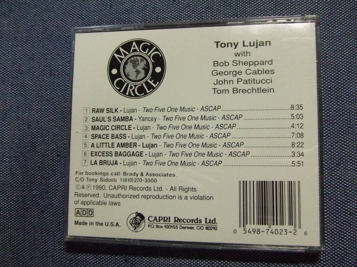 CD★トニー・ルージャン　TONY LUJAN 　MAGIC CIRCLE/ジャズ・トランペット　輸入盤★8枚まで同梱送料160円_画像3