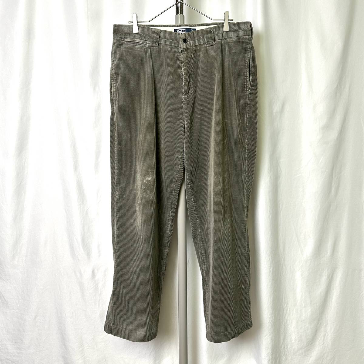 90s Polo by Ralph Lauren futoshi . corduroy wide pants W36×L29