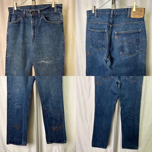 訳あり】 グランジ ジーンズ W33×L32 パンツ デニム ペンキ 519 Levi's