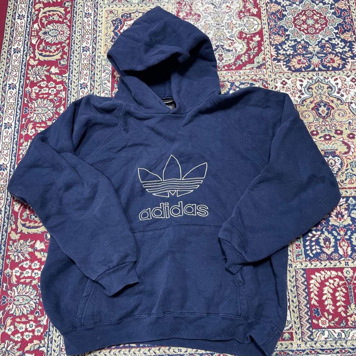 adidas USA製 アディダスパーカー　バレンシアガ　元ネタ　80s〜90s スウェットパーカー　GUCCI