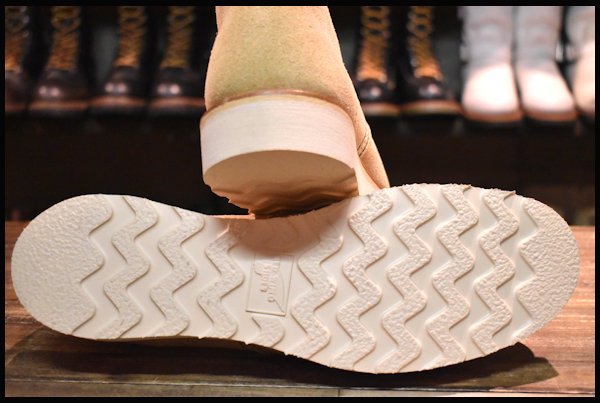 9D 箱付 未使用 15年】レッドウィング 8167 PLATFORM TYPE WHITE