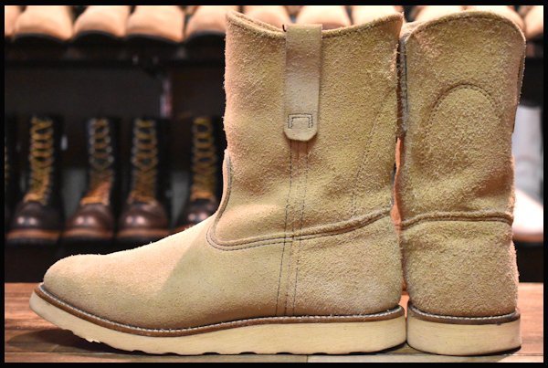 代引き人気 良品 【8E 羽タグ HOPESMORE pecos redwing ブーツ