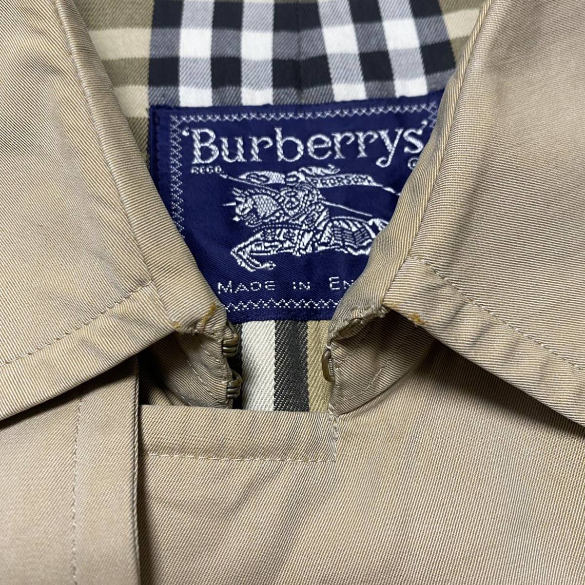 '87 Burberrys' トレンチ コート イングランド製 オールドバーバリー_画像6