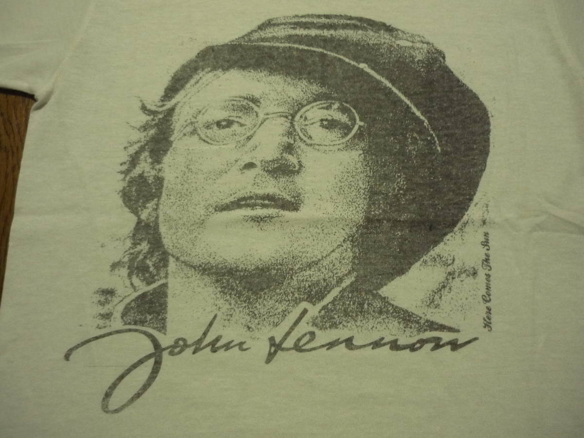 70s 80s ヴィンテージ　USA製　JOHN LENNON　ジョンレノン　半袖　Tシャツ　ビートルズ　サイズS_画像3