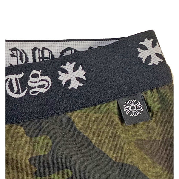 新品 CHROMEHEARTS クロムハーツ レギンス メンズ Mサイズ カモフラージュ 迷彩 camofrage ロゴ ホースシュー_画像5