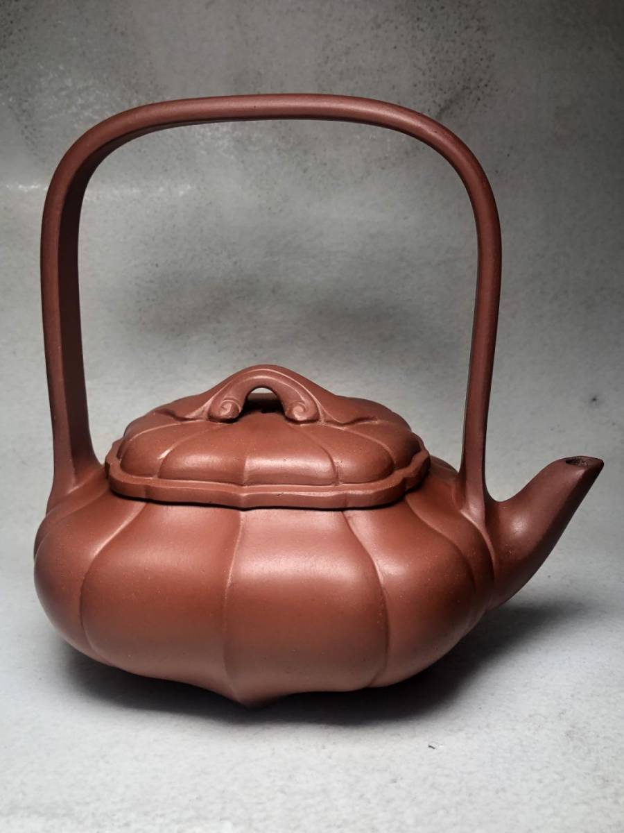 宜興窯 紫砂茶壺 在銘 煎茶道具 鹿-