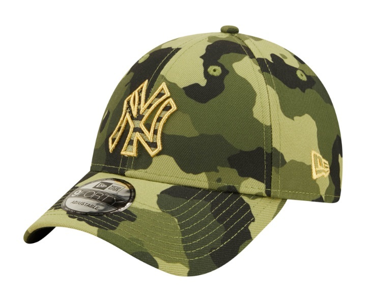 NY ヤンキース MLB ★ 迷彩 カモフラ New Era キャップ A