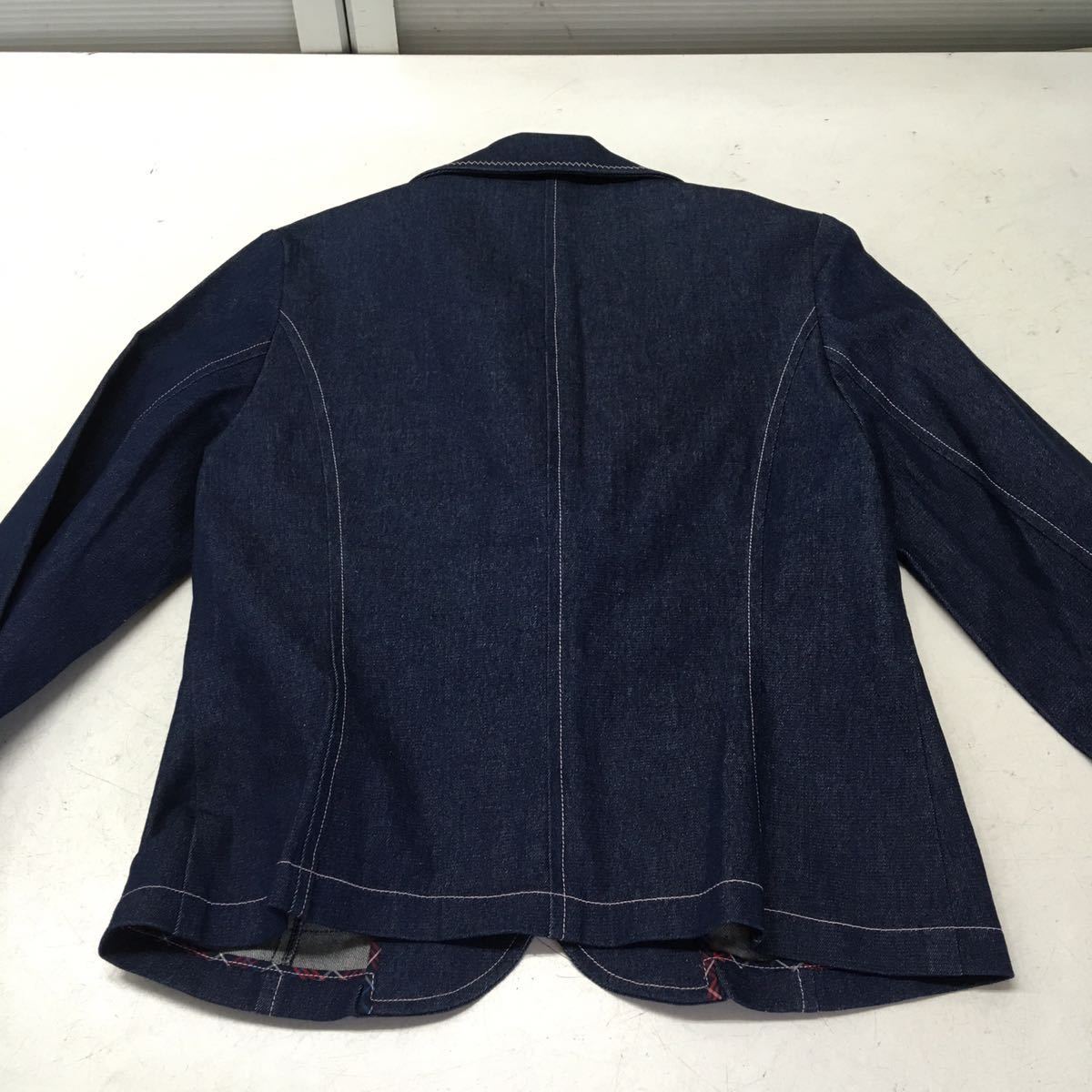  free shipping *h.n.c. hiromichi nakano Hiromichi Nakano * Denim jacket tailored jacket * size 165A #50327sai