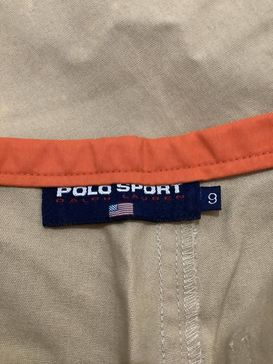 POLO SPORT Polo спорт Ralph Lauren хлопок брюки широкий брюки женский высокий бренд б/у одежда 