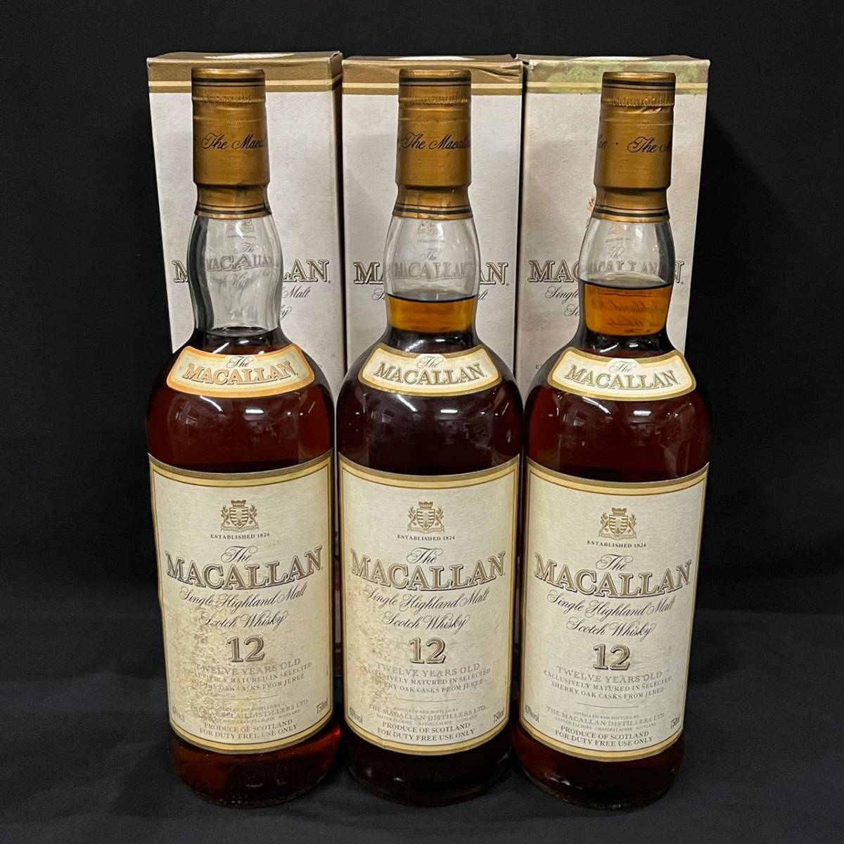 BBK021F 未開栓 THE MACALLAN ザ マッカラン 12年 ウイスキー 旧 750ml