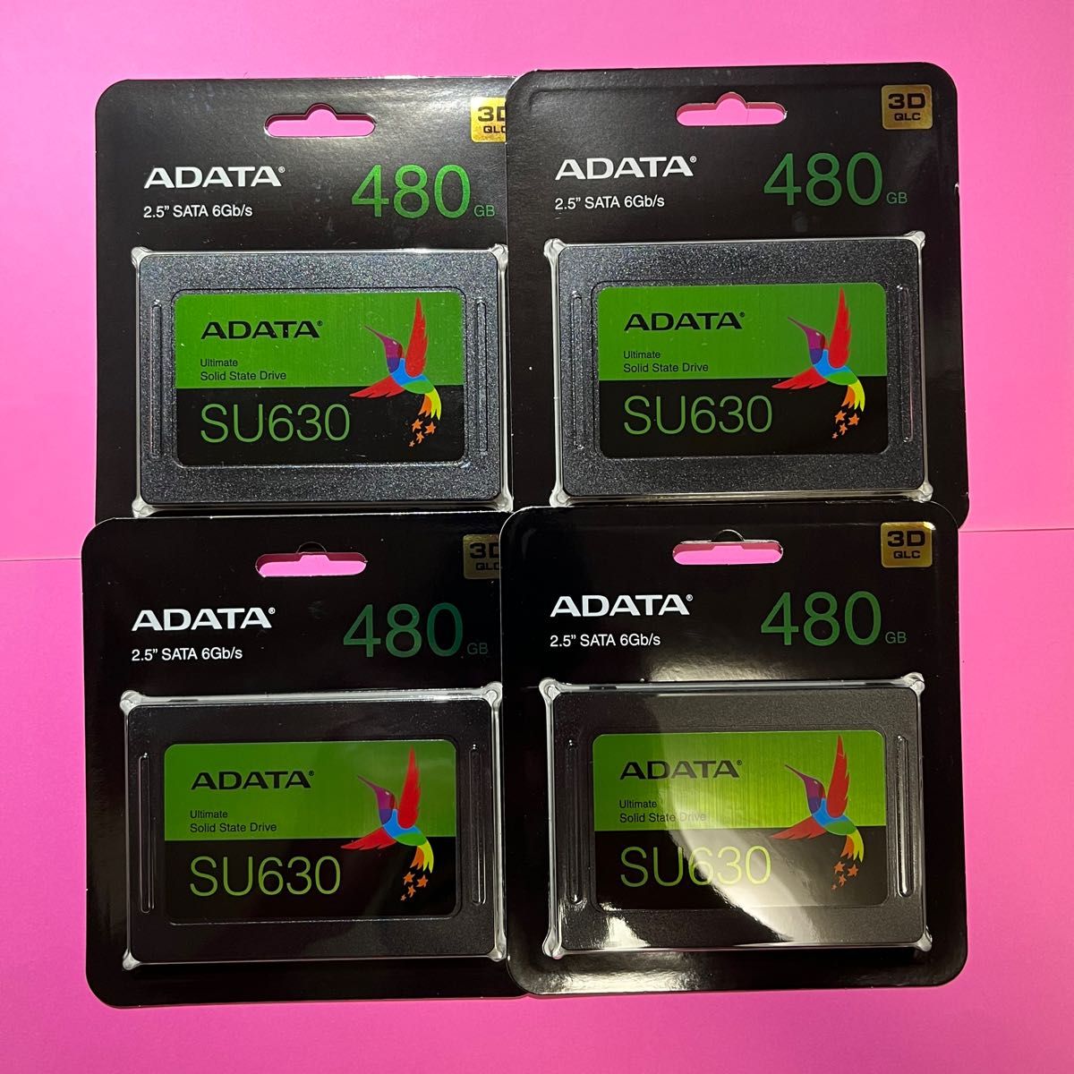 とっておきし福袋 ADATA SU630 SATA3 SATA 6Gb/s SSD ASU630SS-480GQ-R 送料無料SSD 512GB  480GB 新品未使用 ４個セット 2.5インチ - akgtcanada.com
