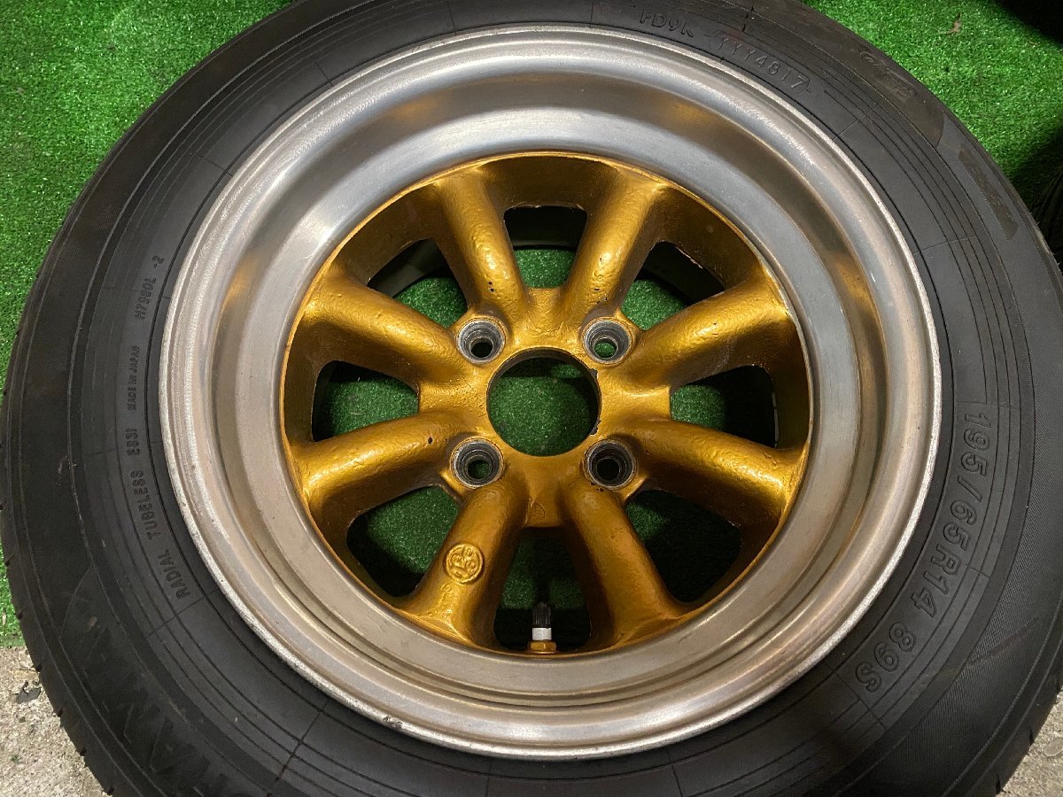 深リム 旧車 ワタナベ 14インチ 7J 8J PCD114.3 4H 185/70R14 深リム 旧車 ワタナベ 14インチ 7J 8J PCD114.3 4H 185/70R14