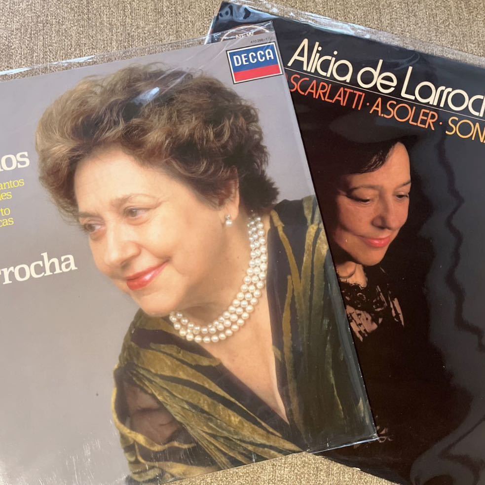 蘭decca【美音 ラローチャ 2枚セット】＊ スカルラッティ、ソレル、グラナドス ピアノ作品＊ alicia de larrocha scarlatti soler granadosの画像1