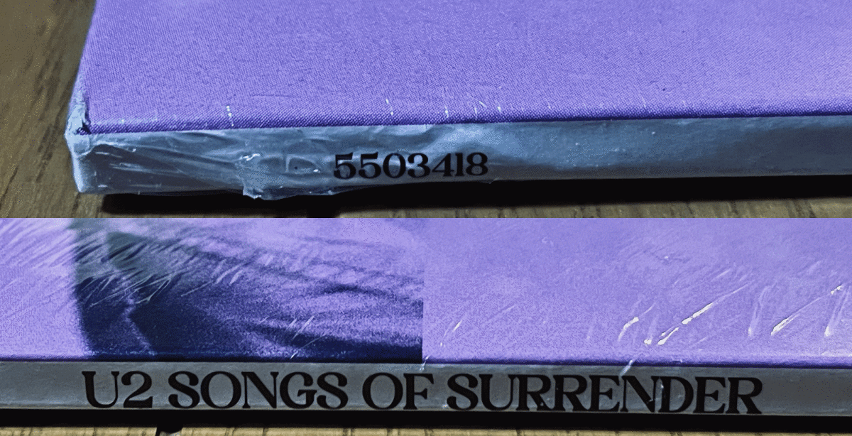 未開封 ★U2 Songs Of Surrender パープルマーブル/ブラックヘイズ★ Sealed 180G LP Purple Marble/Black Haze Limited Edition BONO EDGE_画像8