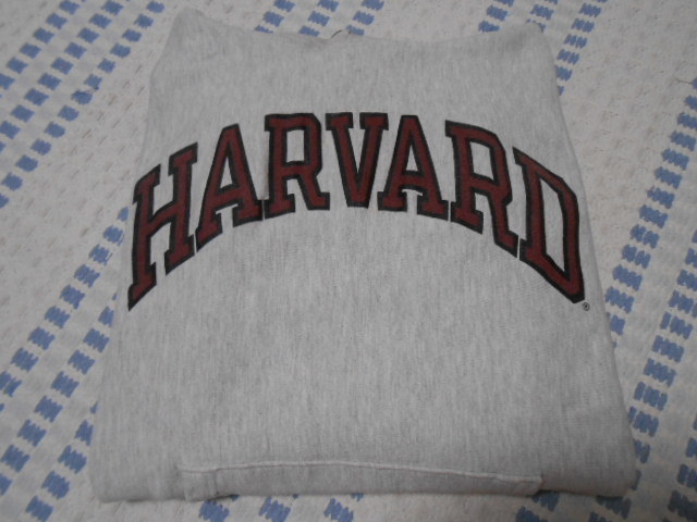 90’ｓ 刺繍タグ！USA製！チャンピオン　リバースウィーブ　スウェットパーカ　ハーバード　XL　HARVARD　カレッジ　アメリカ製　YALE